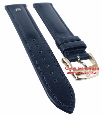 Maurice Lacroix Eliros Elegant | Ersatzband Kalbsleder d. blau 33355