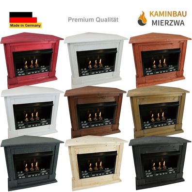 Gel & Ethanol Eckkamin Kamin Rafael Komplett Farbwahl