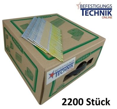 34° Streifennägel 2,8x75mm Ring verzinkt Paslode Senco Tjep Prebena Hikoki Milwaukee