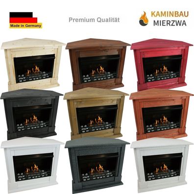 Gel & Ethanol Eckkamin Kamin Rafael Deluxe Farbwahl