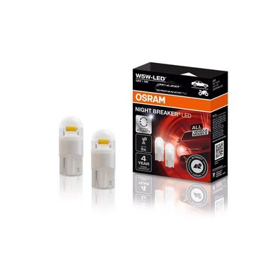 OSRAM W5W Night Breaker LED 12V 1W 2er Blister