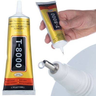 Rosfix Universalkleber T-8000 – 110ml Präzision & Flexibilität | 900% Dehnung