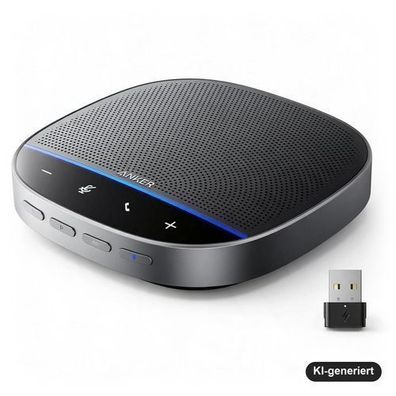 Anker PowerConf S500 Konferenzlautsprecher mit 4 Mikrofonen, VoiceRadar, USB-C,