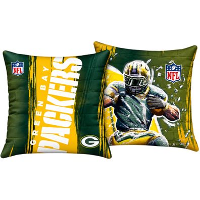 Beronage Green Bay Packers NFL Football-Kissen 40x40 cm - Fan-Kuschelkissen