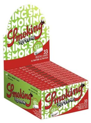 Smoking Supreme King Size+Tips 1 Karton mit 24 Briefchen