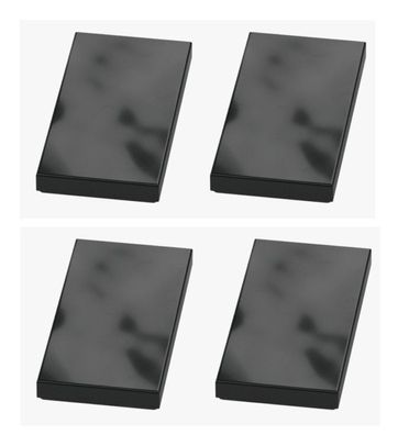 LEGO® 4x Fliese 2x4 Schwarz Black 87079 4560182 Flat Tile glatte Fliesen NEU
