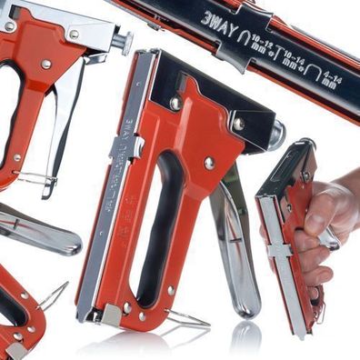 Rosfix Tacker Red Killer – Metallgehäuse, Typ 53 | 4–14 mm, 115 Klammern