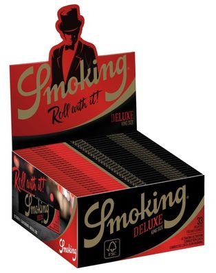 Smoking Deluxe Kings Size 1 Karton mit 50 Briefchen