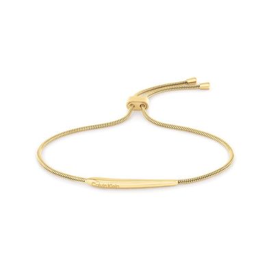 Calvin Klein - 35000342 - Armband - Damen - Edelstahl - gelbgold plattiert - 17,5cm