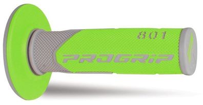Progrip 801 Double Density Grips - Grey/Green