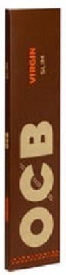 OCB Unbleached Virgin Paper Slim 1 Box (50 Heftchen)