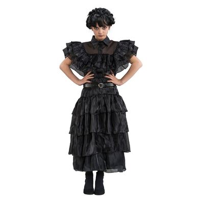 Kinderkostüm Wednesday Prom Night Kleid - Größe: 164