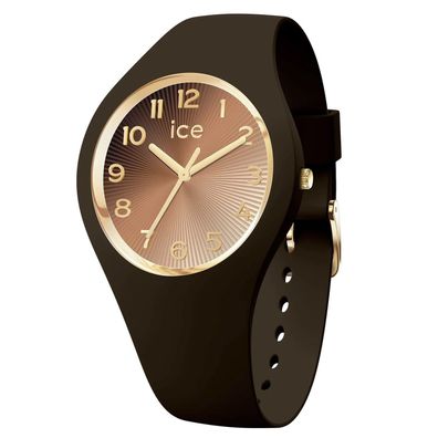 Ice-Watch Damen-Quarzuhr ICE Champagne S Cappuccino 026173