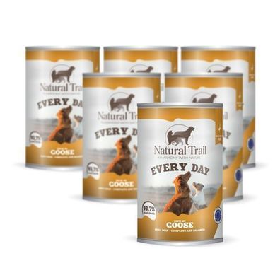 6 * Natural TRAIL EVERY DAY Hund 400 g Gans
