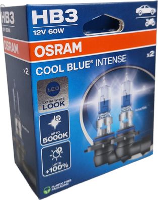 HB3 12V 60W P20d Cool Blue Intense NextGen. 5000K 2St. OSRAM