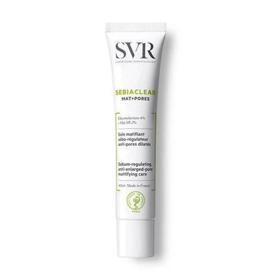 SVR Sebiaclear Mat + Pores Mattierende Feuchtigkeitscreme, 40 ml