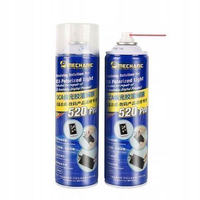 Mechanic OCA Klebstoffentferner 520 Pro – LCD-Sicher | 550 ml Spray
