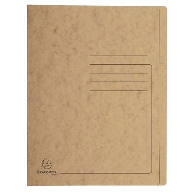 Exacompta 39988E Schnellhefter - A4, 350 Blatt, Colorspan-Karton, 355 g/qm, tabak
