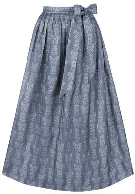 StockerpointDirndlschürze Aline 96cm Länge rauchblau