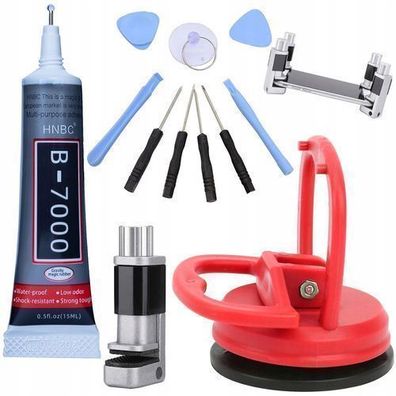 Rosfix Set LCD-Spannvorrichtung + GSM-Werkzeug 10in1 + B7000 + Sauger 55mm