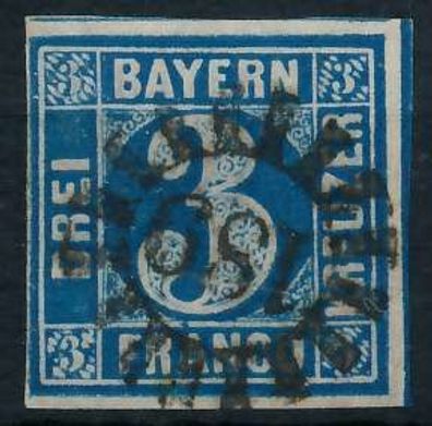 BAYERN Mühlradstempel AUF Nr 2II gMR 189 ZENTR- XB5119A