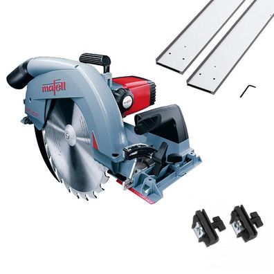 Mafell Handkreissäge MKS 130 Ec + Führungsschiene 3m, 2-teilig + Adapterpaar