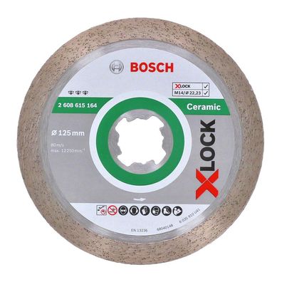 Bosch X-LOCK Dia-Trennscheibe 125x22,23x1,8x10 mm 2608615164