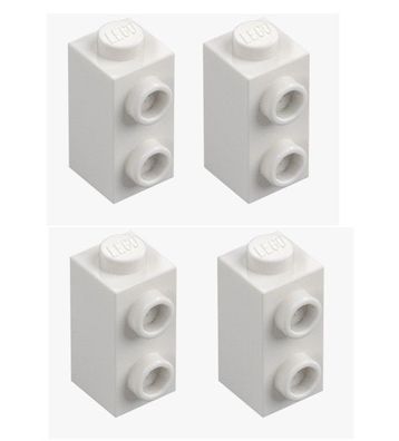 LEGO® 4x Konverter Stein 1x1x1 2/3 Weiß 32952 6218841 SNOT Baustein