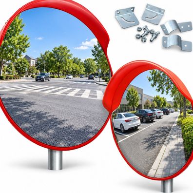 Verkehrsspiegel | Konvexspiegel zur Überwachung von toten Winkeln | Überwachungsspieg