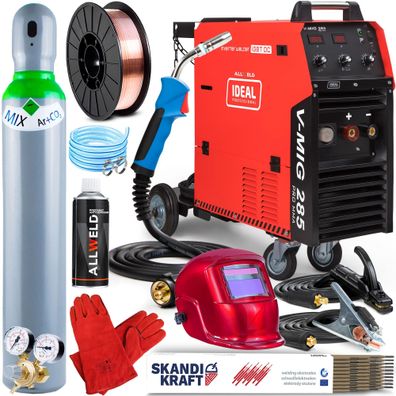 IDEAL V MIG 285 4X4 PRO MMA Schweißgerät MIG MAG MMA WIG 400V 50 Hz 50-280 A