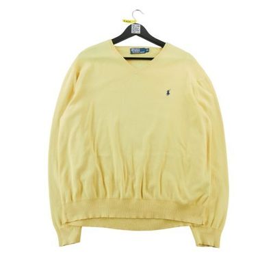 Polo Ralph Lauren Herrenpullover Pima Cotton V-Neck Sweater Größe XL #QWE1155
