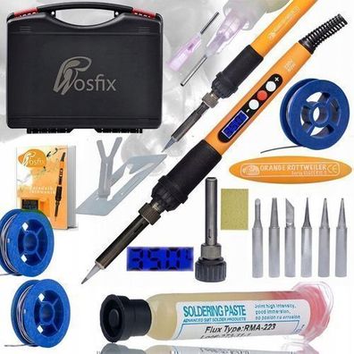 Rosfix Set Lötstation Electric S – 60W LCD, 900M Spitzen | 180–500?°C