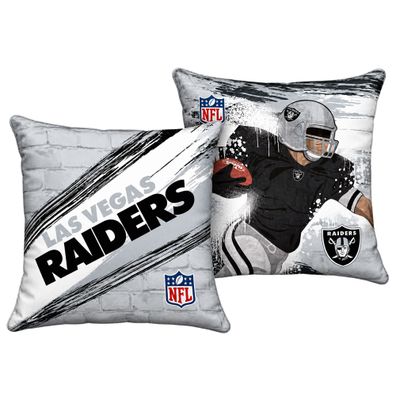 Beronage Las Vegas Raiders NFL Football-Kissen 40 x 40 cm Fan-Kuschelkissen