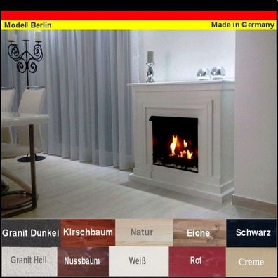 Ethanol und Gelkamin Kamin Modell Berlin Premium Royal - Farbwahl