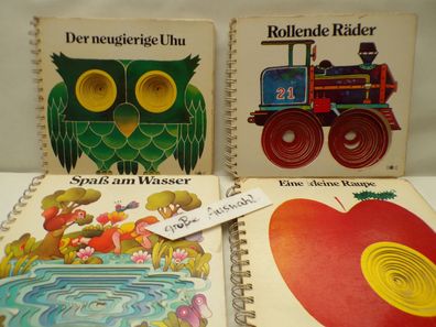 Ring-Pappbilderbuch Boje Lena Hahn neugierige Uhu rollende Räder Spaß Wasser ua