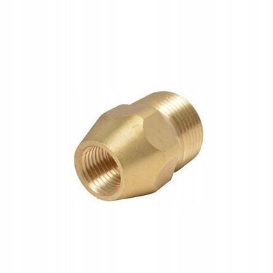 Rosfix Adapter M22x1,5M–G1/4F – Messing Reduktion | Ersatz für Karcher/Kranzle