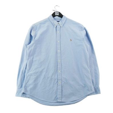 Polo Ralph Lauren Klassische Herren-Chemise uni 100 % coton Größe XL #QWE3251