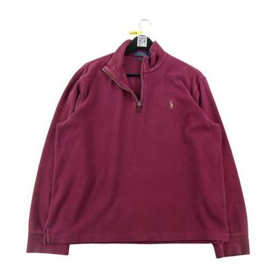 Herren Pullover Gerader Schnitt Gebürstete Baumwolle Größe M #QWE1125