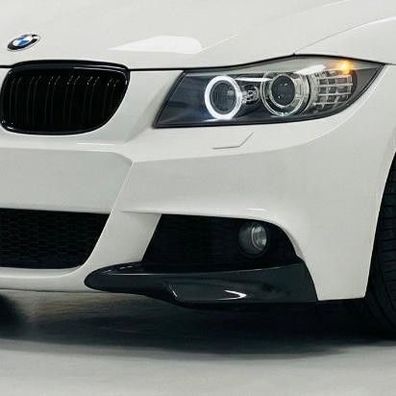 Flaps Frontspoiler Lippe ABS schwarz glänzend passend für BMW 3er E90 E91 LCI M Paket