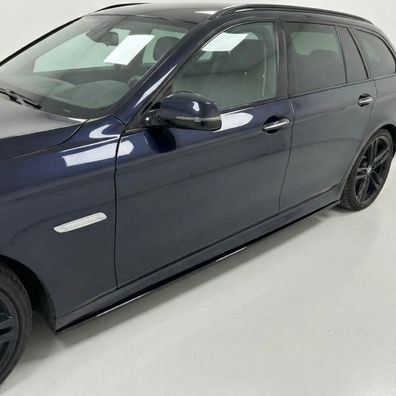 Seitenschweller Ansatz ABS schwarz Glanz passend für BMW 5er F10 F11