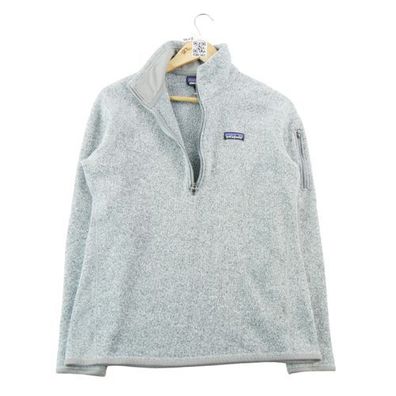 Patagonia Fleece-Pullover Damen Slim Fit Worn Wear Größe L #QWE3402