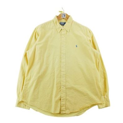 Polo Ralph Lauren Klassische Herrenhemden uni Custom Fit Größe XL #QWE1933