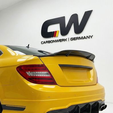 Heckspoiler Deep V2 ABS Glanz Schwarz für Mercedes C204 C-Klasse + C63 AMG Coupe