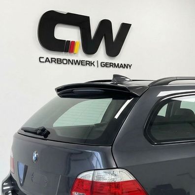 Heckspoiler Ansatz ABS Glanz Schwarz passend für BMW 5er E61 Touring