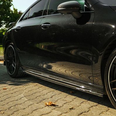 Seitenschweller Ansätze ABS für Mercedes CLA Klasse C118 W118 CLA35 CLA45