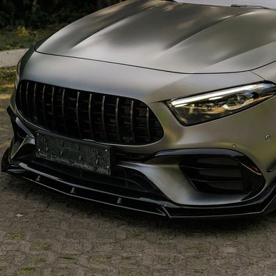 Frontlippe ABS Glanz passend für Mercedes Benz A Klasse W177 V177 A45 AMG Facelift