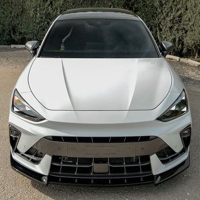Frontlippe ABS Schwarz Glänzend passend für CUPRA Leon MK1 Facelift 2024