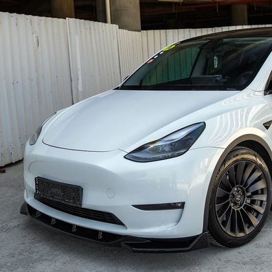 Frontlippe ABS Glanz Schwarz passend für Tesla Model Y