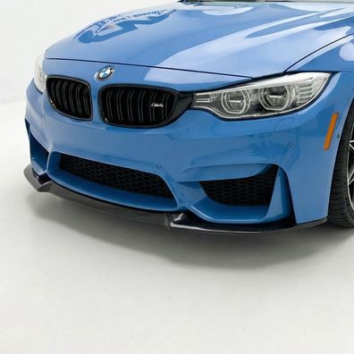 Frontlippe Clubsport V2 schwarz glänzend passend für BMW M3 F80 M4 F82 F83