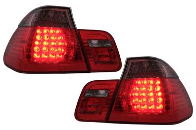 LED Rückleuchten passend für BMW 3er E46 LCI Limousine 4 Türen 01-05 Roter Rauch